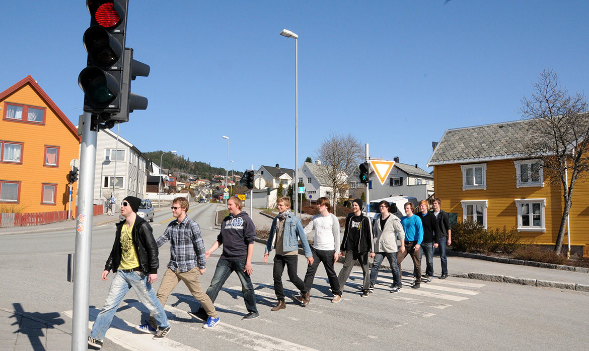 Red Hot Abbey Road-inspirert foto